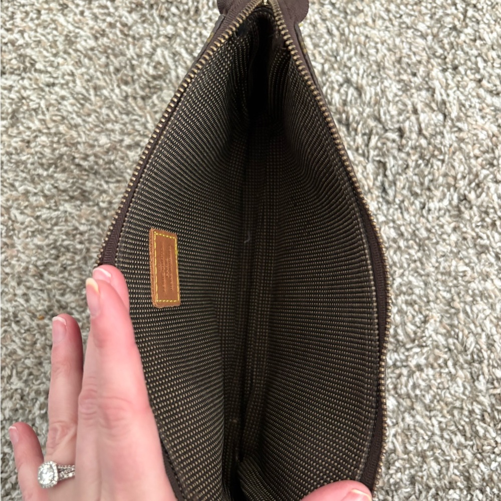 Louis Vuitton Brown Monogram Clutch - Picture 6 of 6